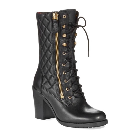 guess quilted boots